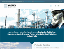Tablet Screenshot of egdengenharia.com.br